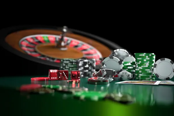 একজন নারী ল্যাপটপে অনলাইন গেম খেলতে খেলতে হাসছেন, চারপাশে নিয়ন ক্যাসিনো উপাদান ভাসছে, যা KU9-এর বৈচিত্র্যময় গেম সংগ্রহকে তুলে ধরছে।